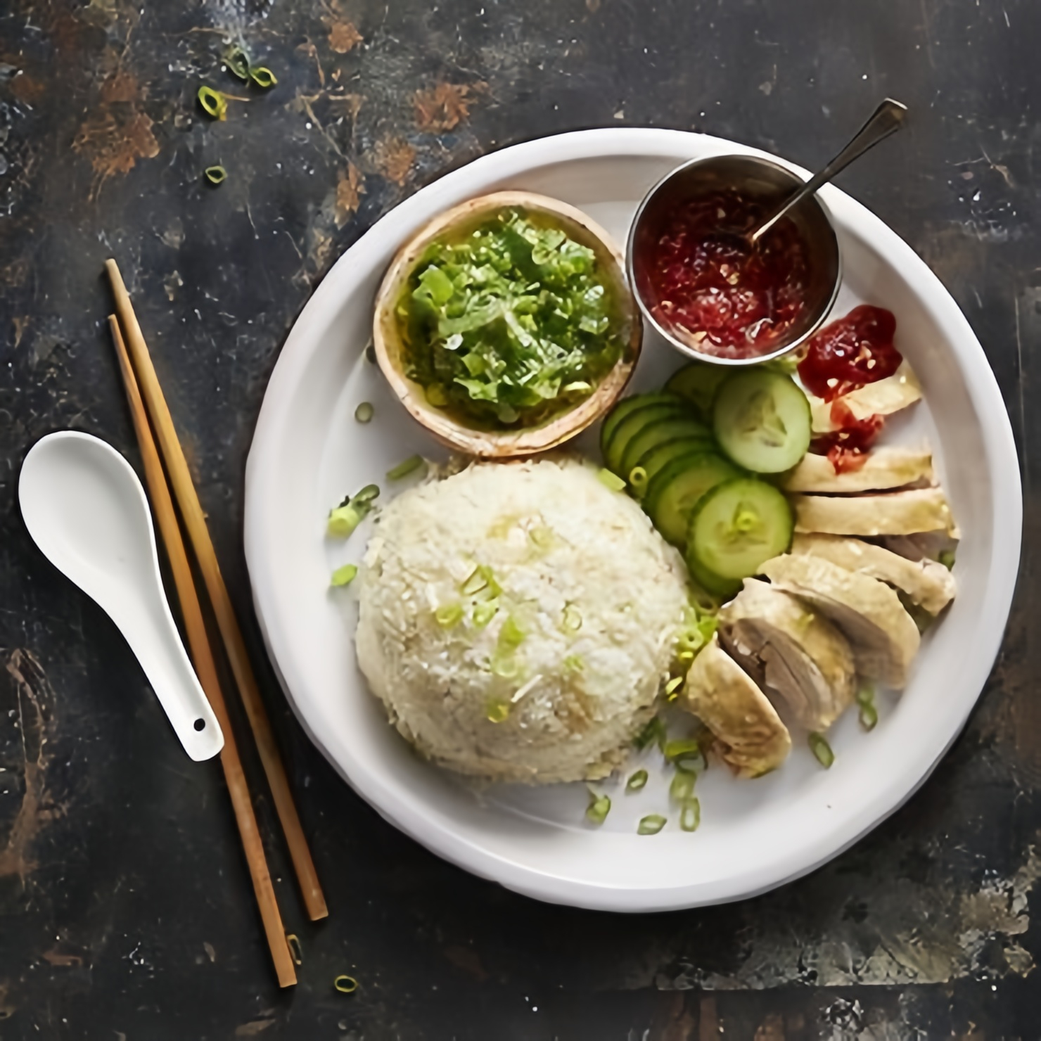 Hainanese Chicken Rice