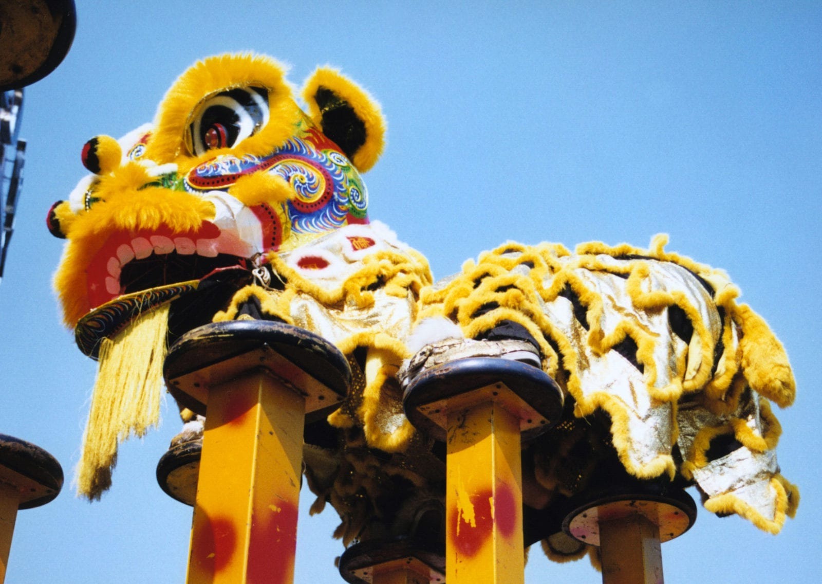 Malaysian High Pole Lion Dance